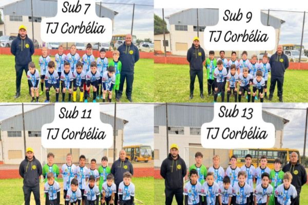 Talentos de Jesus de Corbélia participa de amistosos em Nova Aurora com destaque nas quatro categorias