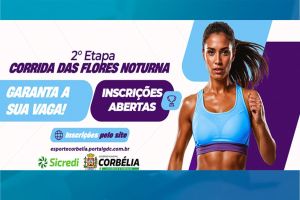 Imagem referente a notícia: Inscrições abertas para a 2ª etapa da Corrida das Flores