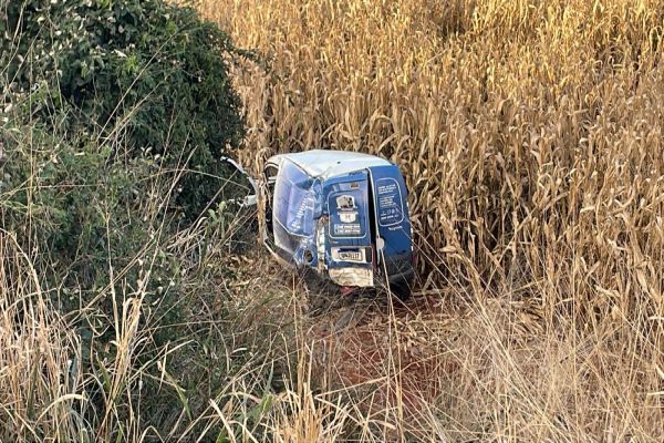 Colisão entre três veículos complica o trânsito na BR-369, entre Corbélia e Cascavel