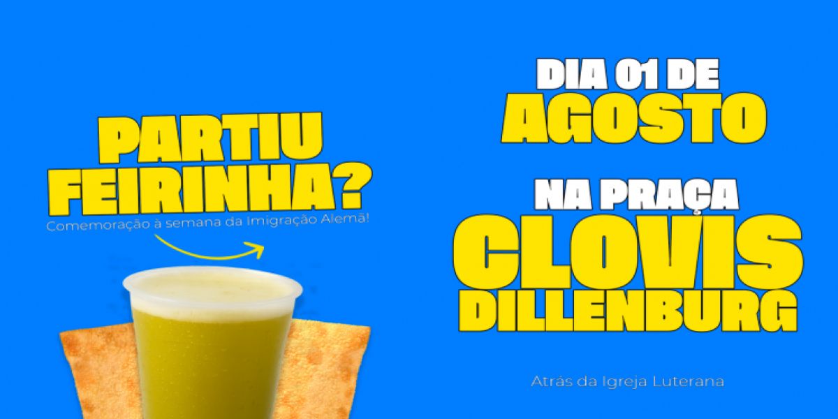 Prefeitura realiza Feira Livre em homenagem à Imigração Alemã nesta sexta-feira, 1º de agosto