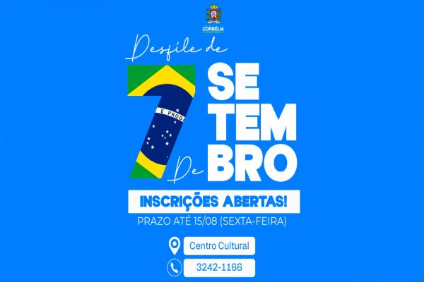 Corbélia volta a desfilar após oito anos com celebração cívica no 7 de Setembro