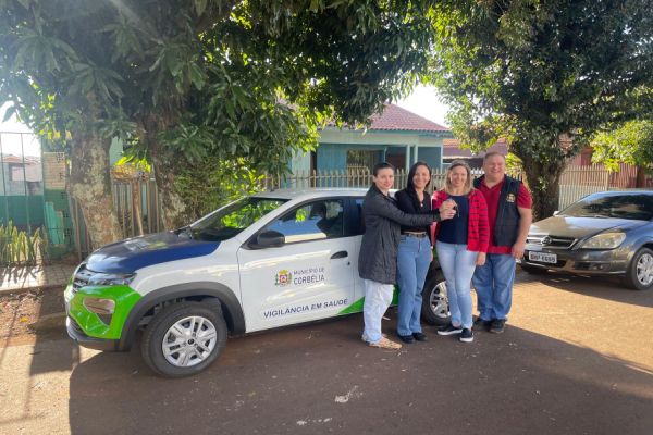 Imagem referente a notícia: Corbélia recebe novo veículo para fortalecer ações da Vigilância em Saúde