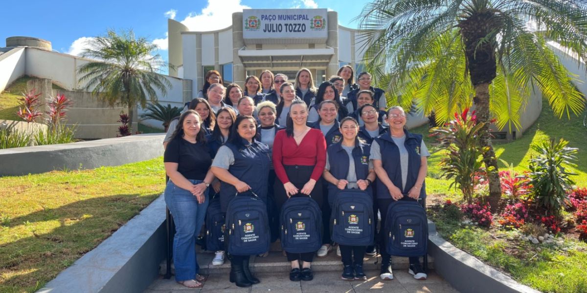 Agentes Comunitárias de Saúde participam de capacitação e recebem novos uniformes