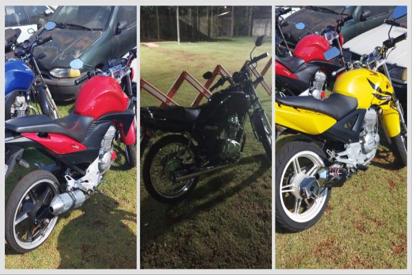 Imagem referente a notícia: Motocicletas com escapamento adulterado são apreendidas em Corbélia durante operações da PM