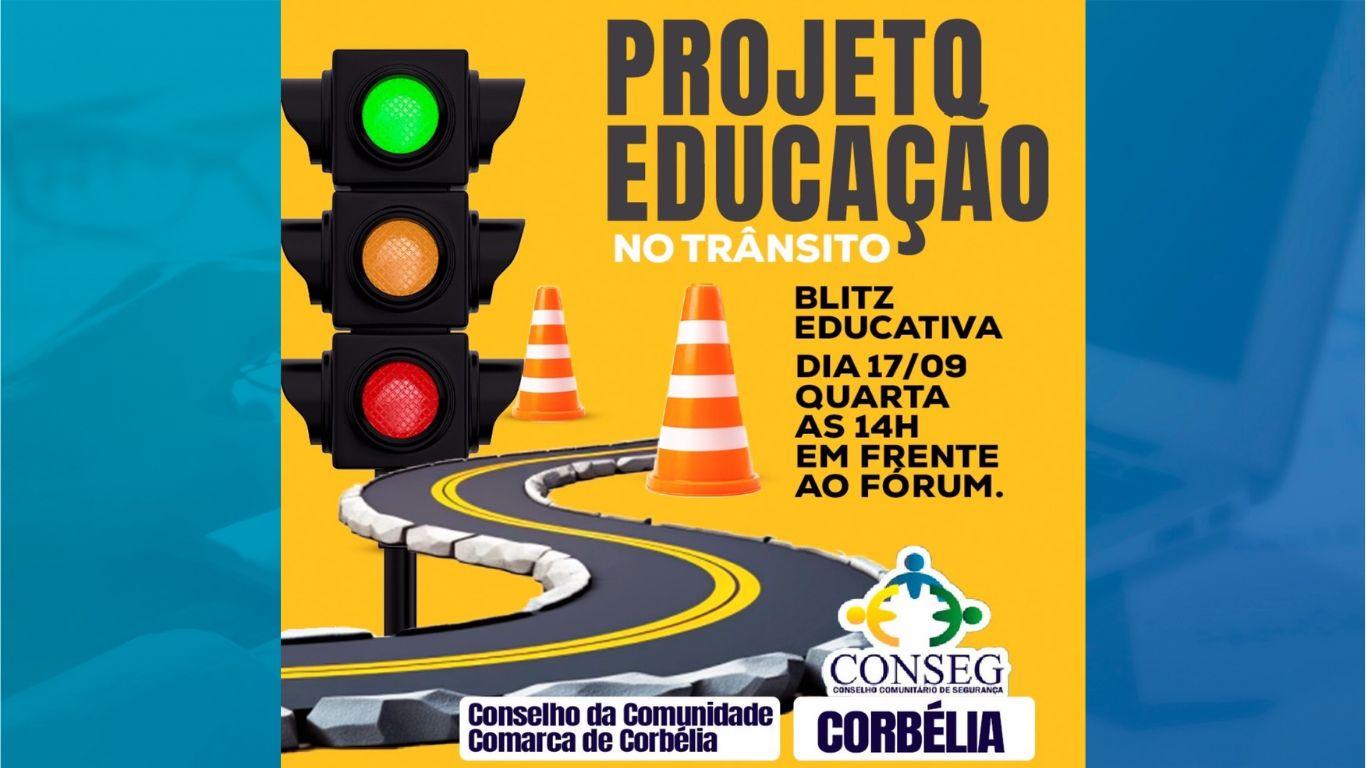 Corbélia realiza blitz educativas do Projeto Anjos da Guarda