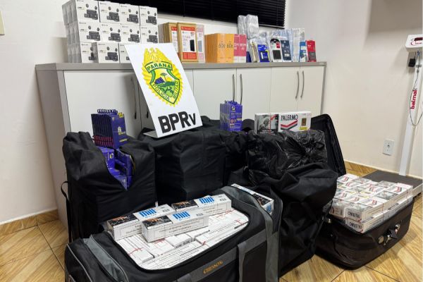 Polícia Militar apreende contrabando e mercadorias de descaminho em Corbélia