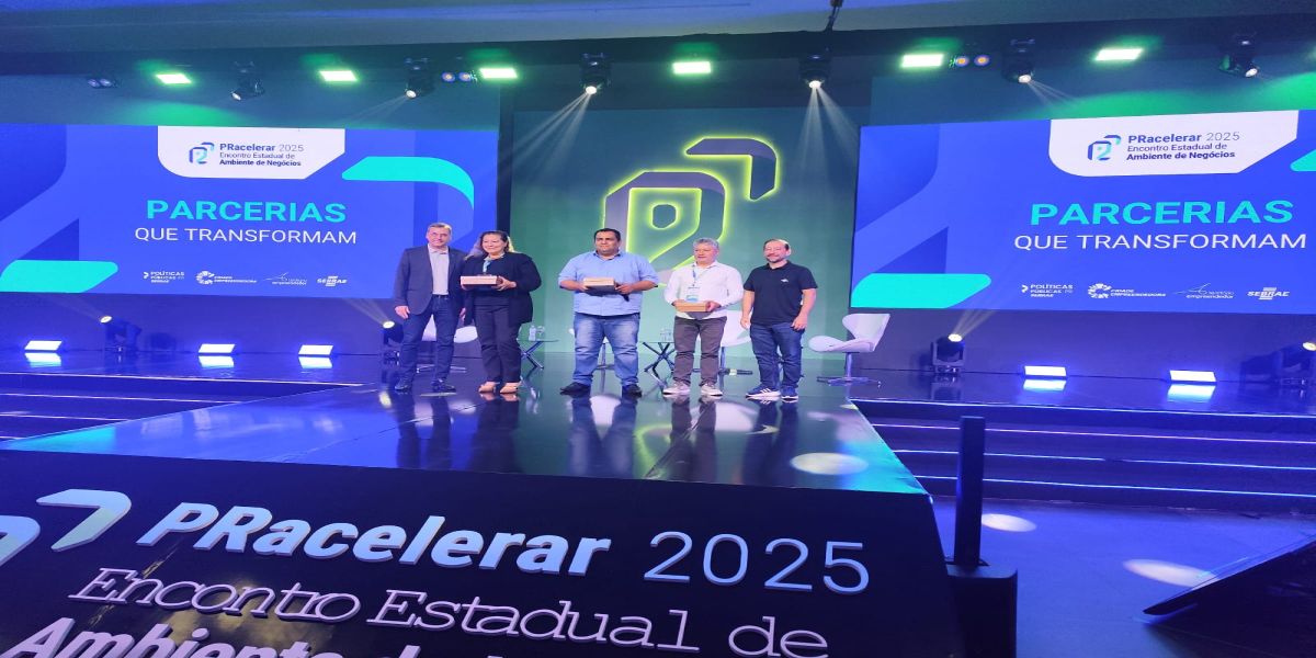 Corbélia é premiada como Cidade Empreendedora em evento estadual do Sebrae Paraná