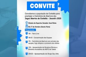 Imagem referente a notícia: Corbélia realiza abertura do maior evento esportivo do município com mais de 1.400 atletas