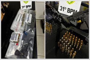Imagem referente a notícia: Patrulha Rural prende dois homens com armas de uso restrito em Corbélia