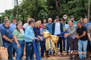 Imagem referente a notícia: Cafelândia inaugura Contorno Leste e avança em mobilidade urbana