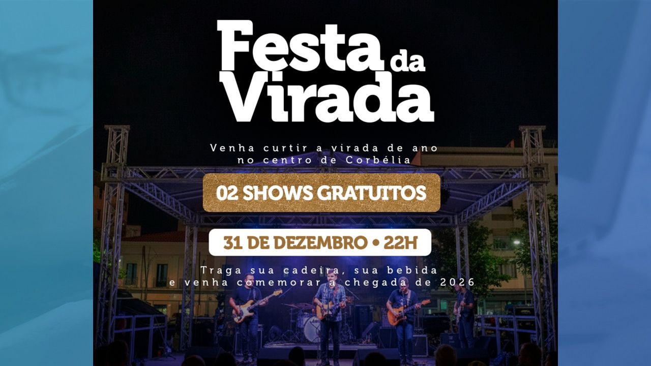 Corbélia prepara grande Festa da Virada para receber 2026