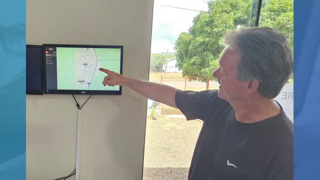 Imagem referente a notícia: Coleta de resíduos em Corbélia passa a ser monitorada em tempo real pela Secretaria de Obras