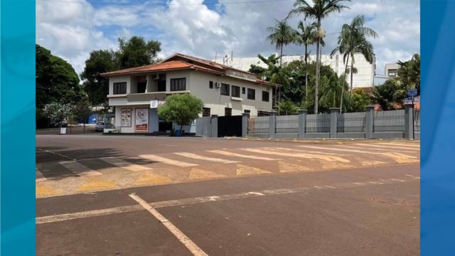 Imagem referente a notícia: Lombada elevada da Praça Paraguai será interditada a partir de segunda-feira em Corbélia
