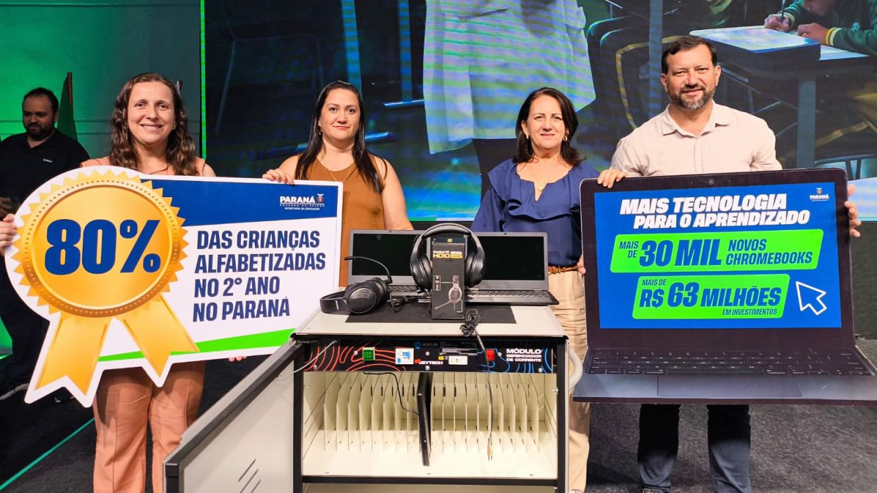Braganey conquista Prêmio Alfabetiza Juntos e recebe 30 Chromebooks para fortalecer ensino