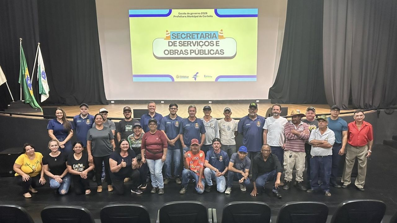 Secretaria de Serviços e Obras Públicas apresenta ações e resultados durante a Escola de Governo