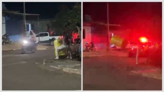 Imagem referente a notícia: Motociclista embriagado foge da polícia, causa tumulto e acaba preso em Corbélia