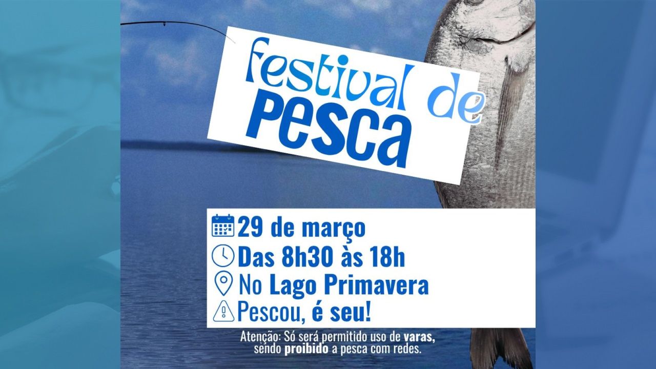 Corbélia realiza Festival de Pesca neste domingo (29) no Lago Primavera