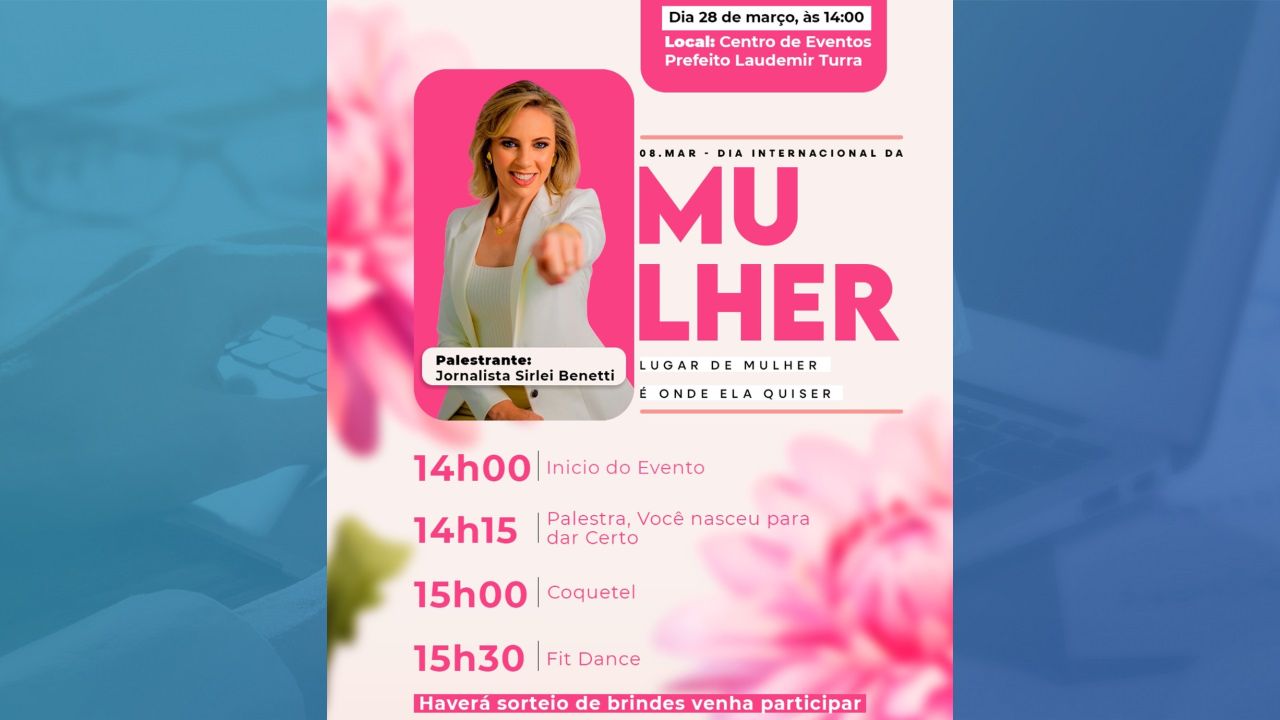 Corbélia promove evento especial para mulheres com palestra, integração e valorização feminina