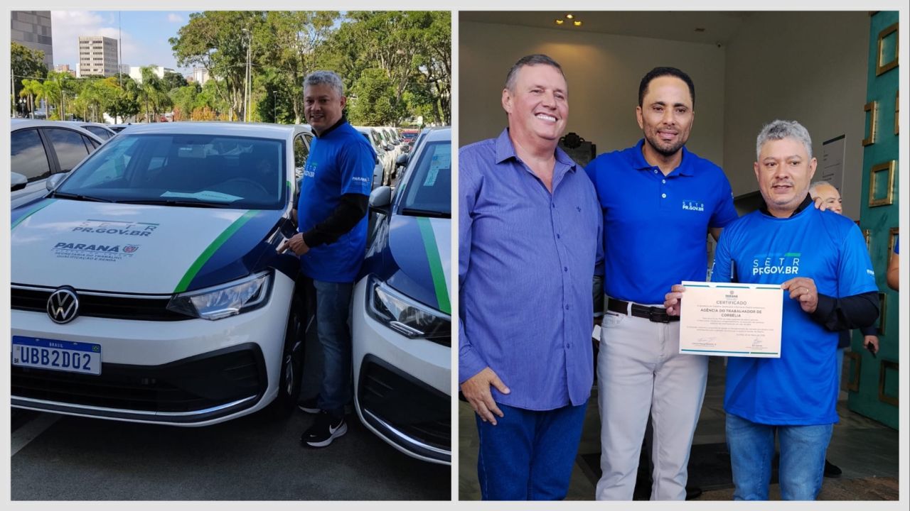 Corbélia recebe veículo 0 km do Governo do Paraná para reforçar atendimento ao trabalhador