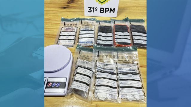 Imagem referente a notícia: Casal é preso por tráfico de drogas após abordagem na zona rural de Corbélia