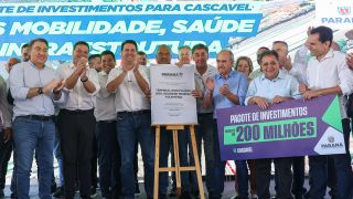 Imagem referente a notícia: Governador reinaugura Rodoviária de Cascavel após maior reforma da história