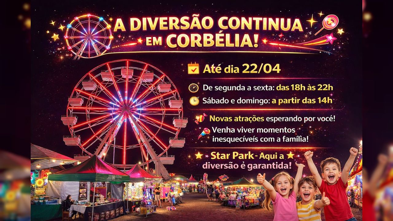 Star Park conquista Corbélia e anuncia mais uma semana de diversão