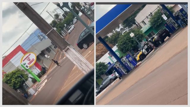 Imagem referente à notícia: Homem com mandado de prisão em aberto tenta fugir a pé, mas é capturado pela Polícia Militar de Braganey