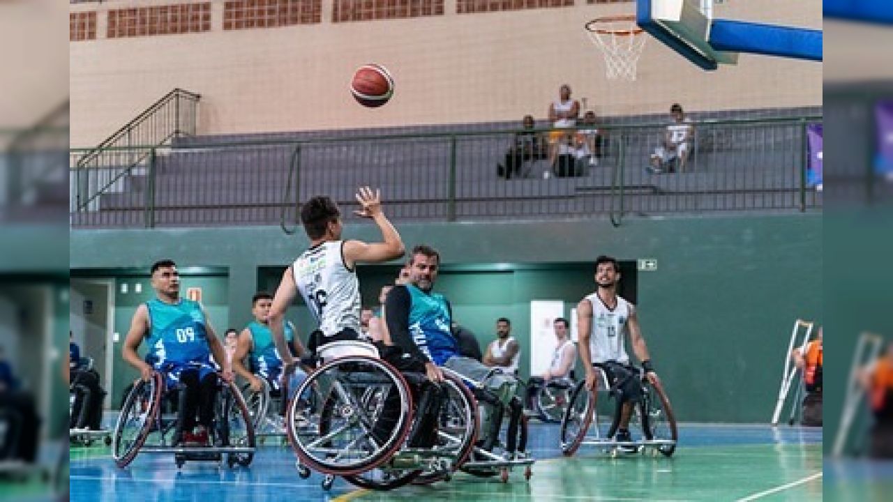 Cascavel sedia competição nacional de basquete em cadeira de rodas