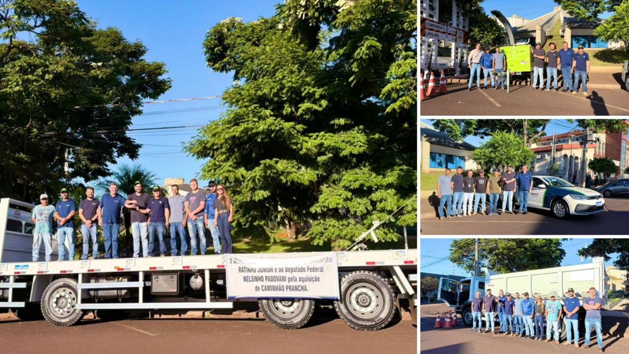 Corbélia realiza entrega de equipamentos para a frota municipal e anuncia novos investimentos