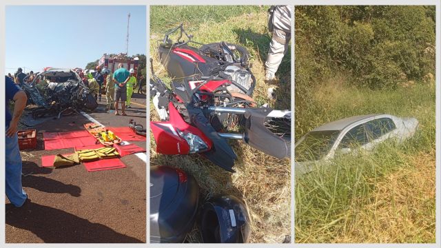 Acidente grave envolvendo quatro veículos deixa feridos na BR-369 entre Cascavel e Corbélia