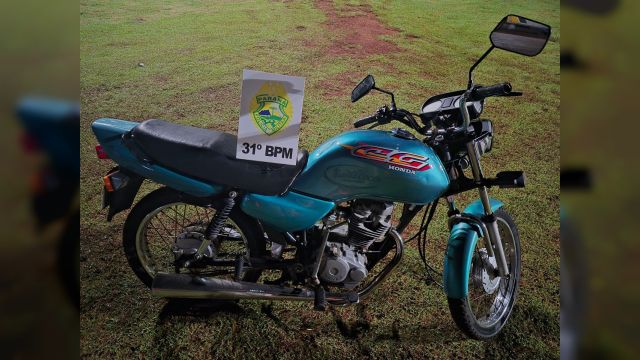 Adolescente é apreendido após abandonar moto adulterada em Corbélia
