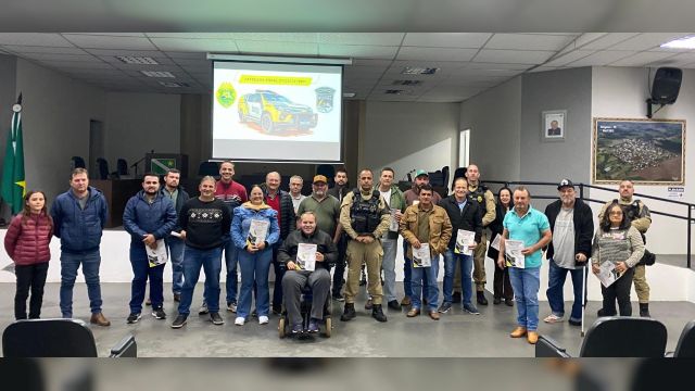 Patrulha Rural 4.0 reforça segurança no campo durante encontro com produtores em Braganey