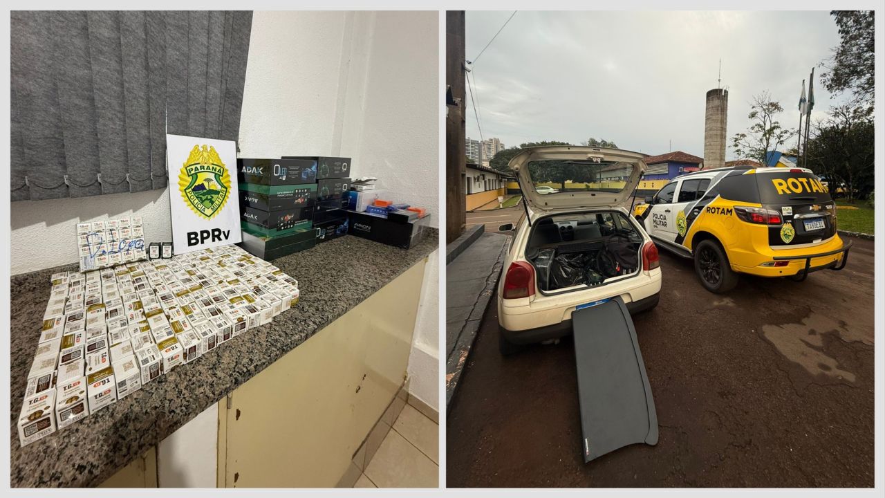 Medicamentos emagrecedores avaliados em alto valor são apreendidos pela ROTAM na BR-369 em Corbélia