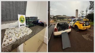 Imagem referente a notícia: Medicamentos emagrecedores avaliados em alto valor são apreendidos pela ROTAM na BR-369 em Corbélia