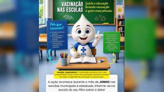 Imagem referente a notícia: Vacinação nas escolas inicia em junho em Corbélia