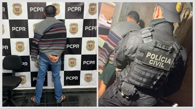 Escondido em propriedade rural de Corbélia, foragido condenado por estupro de vulnerável é capturado pela Polícia Civil