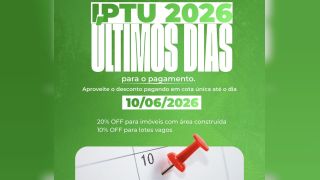Imagem referente a notícia: Contagem regressiva: desconto do IPTU 2026 em Corbélia termina no dia 10 de junho