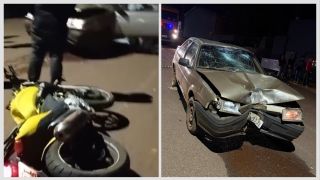 Imagem referente a notícia: Tragédia no trânsito de Corbélia: motociclista morre após colisão frontal com motorista suspeito de embriaguez