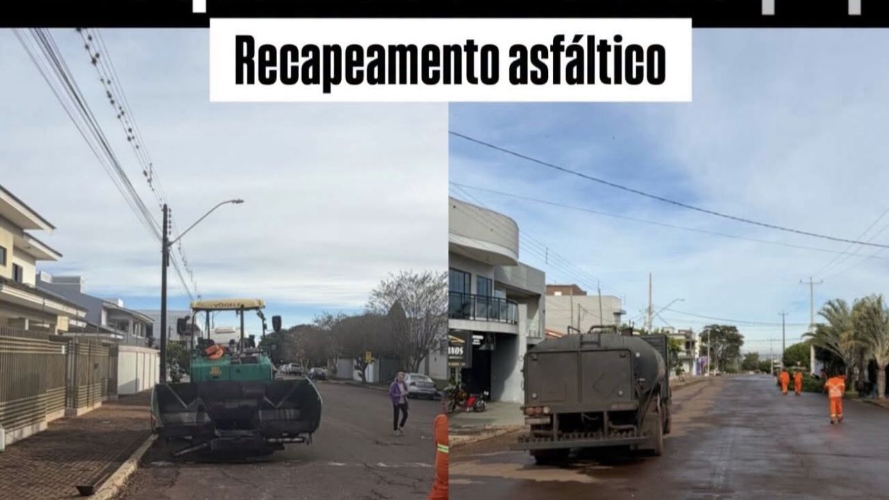 Maior programa de recapeamento da história de Corbélia começa e vai beneficiar 240 ruas