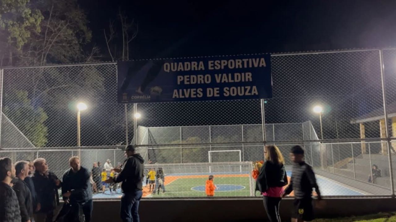 Quadra do BNH é entregue revitalizada após mais de 20 anos e ganha nova vida para esporte e lazer em Corbélia
