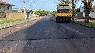 Imagem referente a notícia: Corbélia vive nova fase de transformação urbana com início das obras de recapeamento