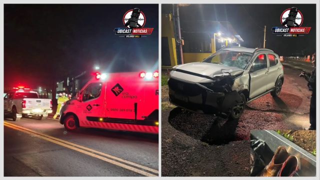 Atropelamento na BR-369 deixa mulher morta próximo à base da PRF em Ubiratã