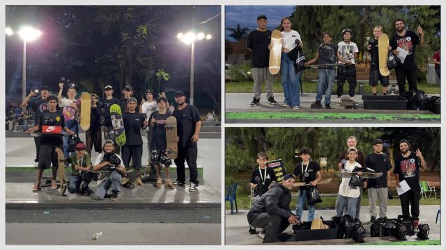 Skatistas de Corbélia conquistam pódios e representam o município em evento em Campo Mourão