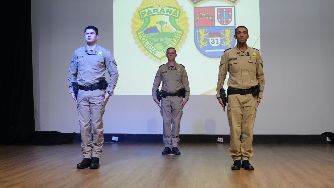 Novo comandante assume a 3ª Companhia da PM durante solenidade em Corbélia