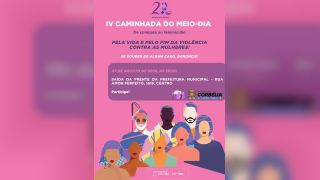 Imagem referente a notícia: Corbélia promove IV Caminhada do Meio-Dia em defesa das mulheres e contra o feminicídio
