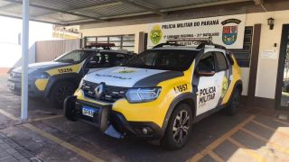 Imagem referente a notícia: Criminosos invadem propriedade rural e tentam furtar fios de usina solar em Cafelândia