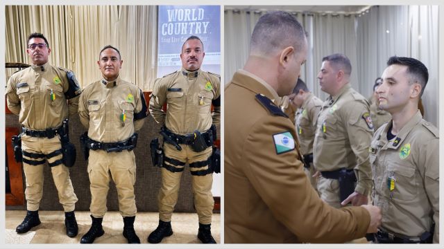 Imagem referente à notícia: Patrulha Rural é homenageada durante solenidade dos 172 anos da Polícia Militar do Paraná