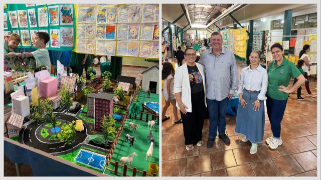 Imagem referente à notícia: Mostra Pedagógica aproxima famílias da rotina de aprendizagem dos estudantes em Corbélia
