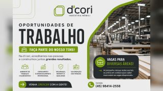 Imagem referente a notícia: D’cori Indústria Móbili abre oportunidades para novos profissionais