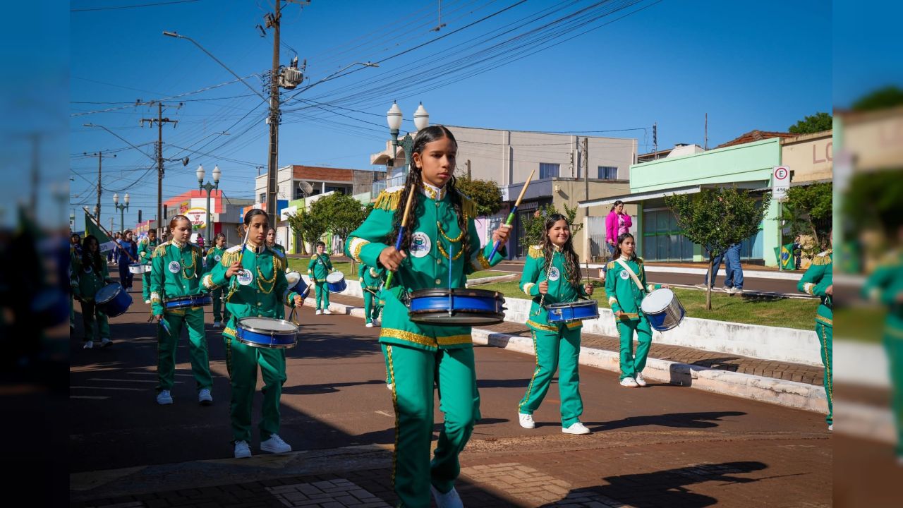 Braganey celebra 204 anos da Independência com desfile cívico na Avenida